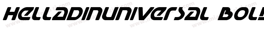 HellaDINUniversal Bold字体转换